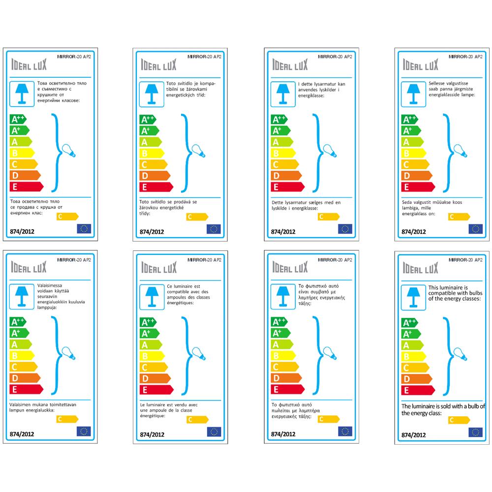 Mirror-20 Ap2, Applique, - Brunito - Foto 1