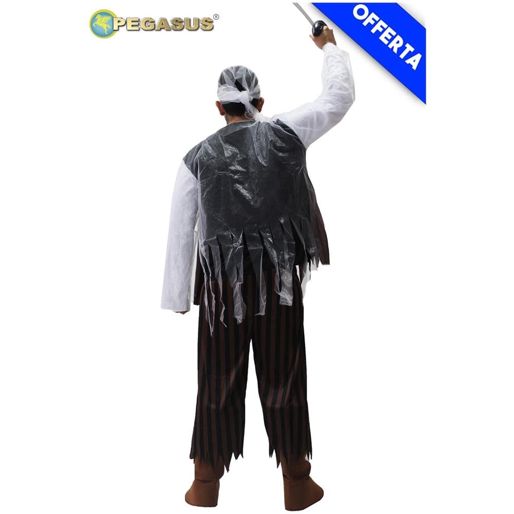 Costume Di Halloween Pegasus Pirata Fantasma Adulto Tg Unica - Foto 2