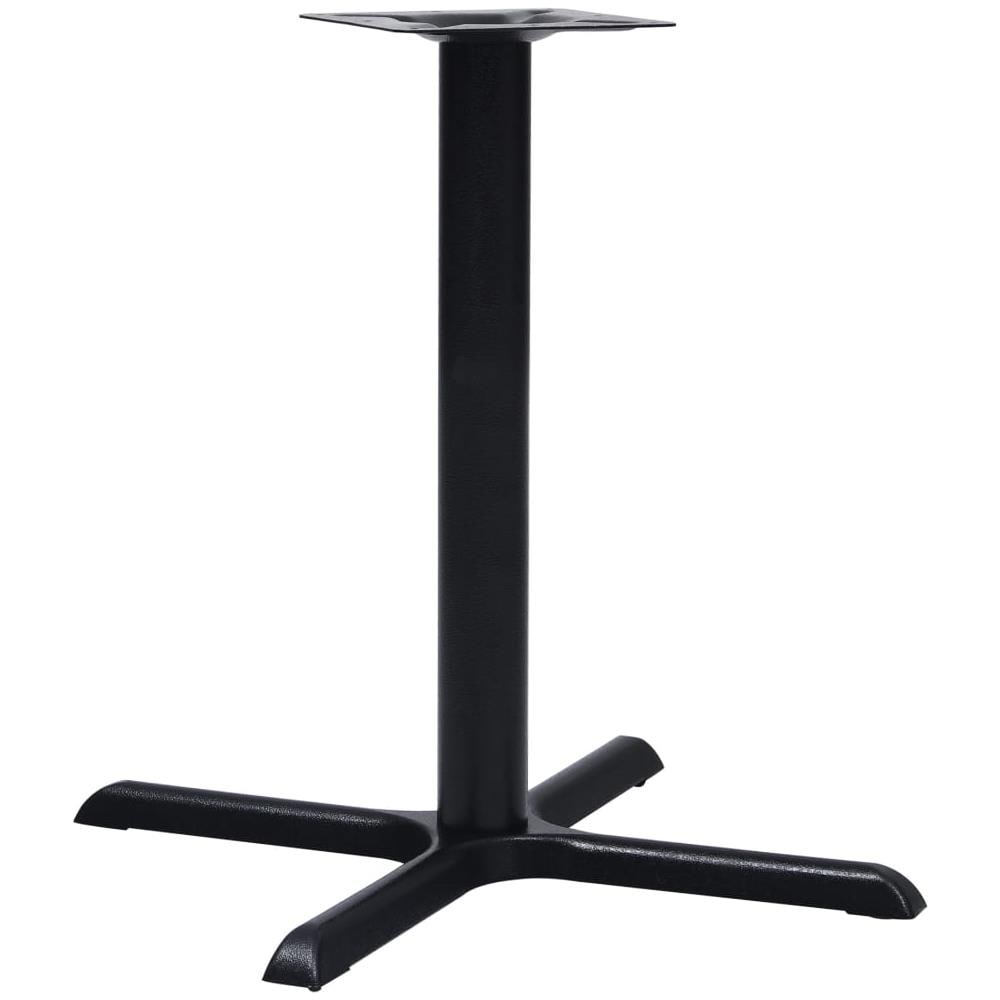 Gamba Per Tavolino Da Bar Nero 76x76x72 Cm In Ghisa - Foto 1