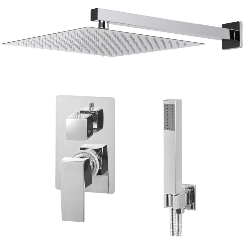 Sistema Doccia in Acciaio Inossidabile 201 Argento - Foto 2