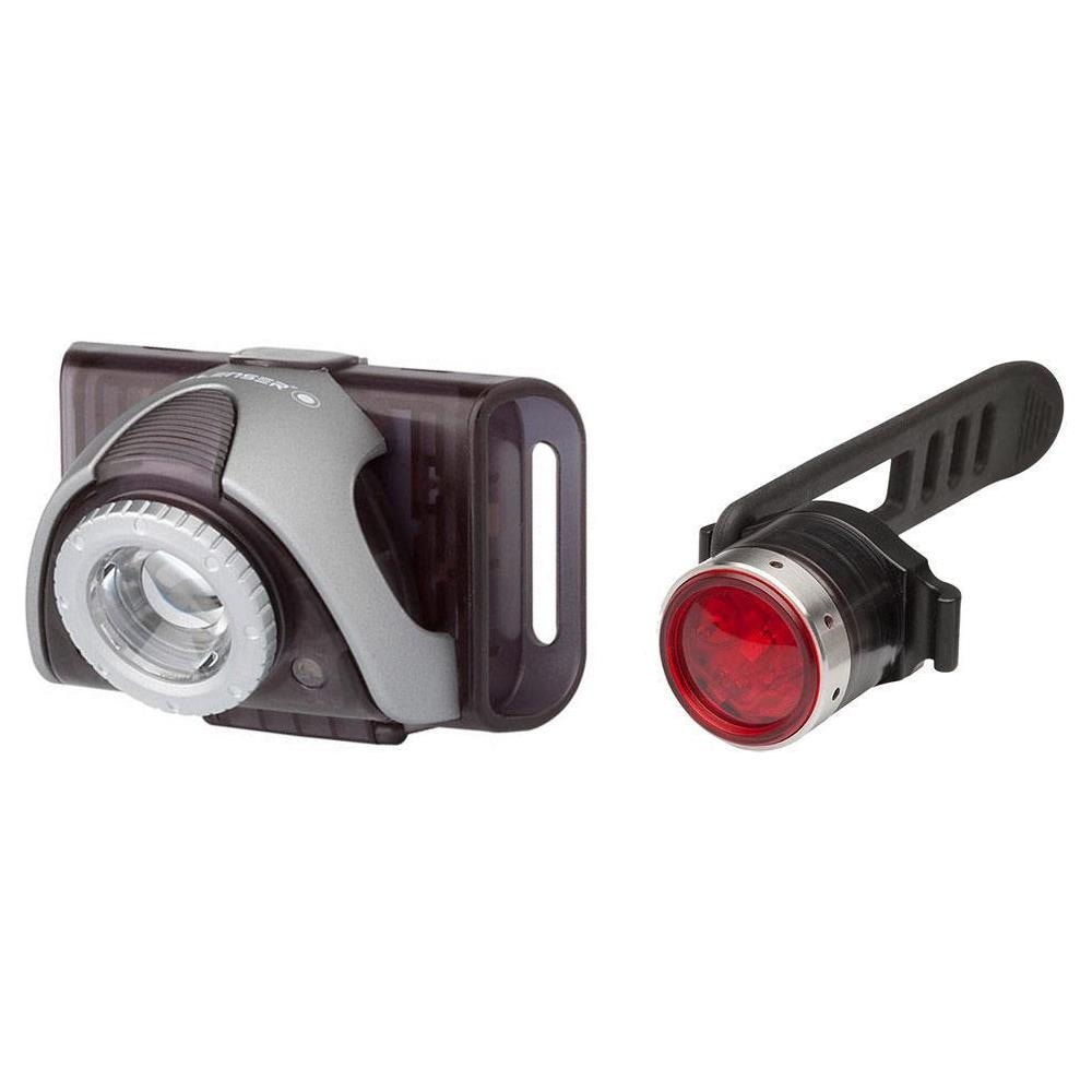 Led Lenser B5R-9023-SET Illuminazione posteriore + Illuminazione anteriore (set) LED illuminazione bicicletta - Foto 1