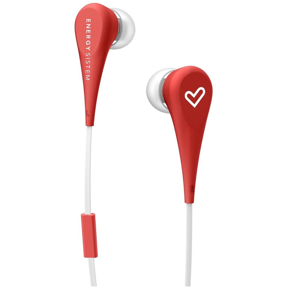 Style 1+ Auricolare Stereo con Microfono + Tasto Volume - Rosso - Foto 2