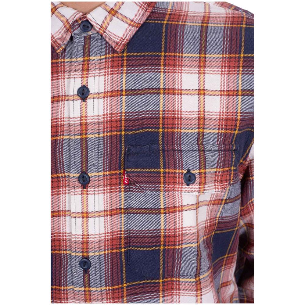 Camicia Uomo Worker In Cotone E Canapa - Foto 4