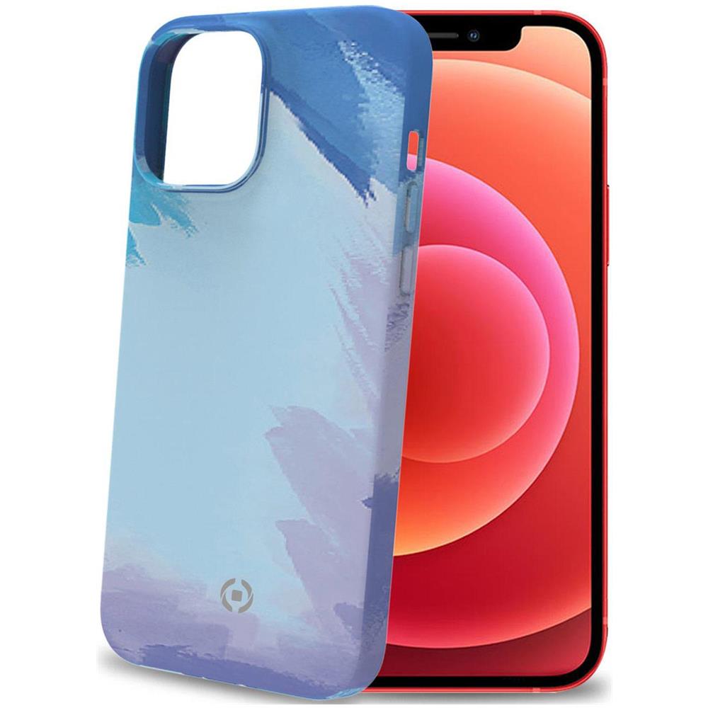 Custodia Tpu Acquerello Iphone 13 Blu - Foto 2