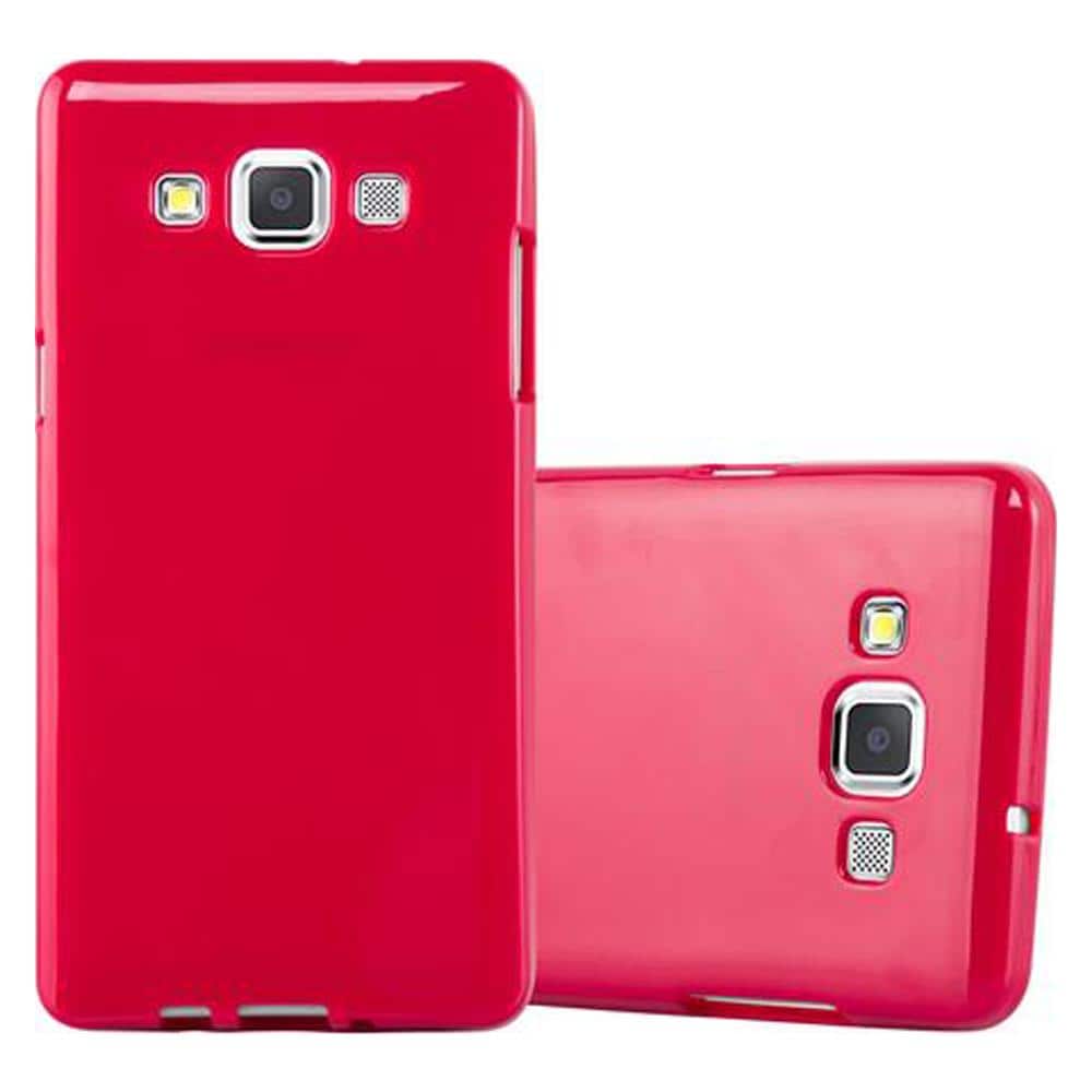 Custodia Compatibile Con Samsung Galaxy A5 2015 In Jelly Rosso - Coperchio Protettivo In Silicone Tpu Flessibile - Foto 1