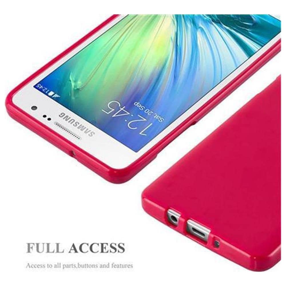 Custodia Compatibile Con Samsung Galaxy A5 2015 In Jelly Rosso - Coperchio Protettivo In Silicone Tpu Flessibile - Foto 6