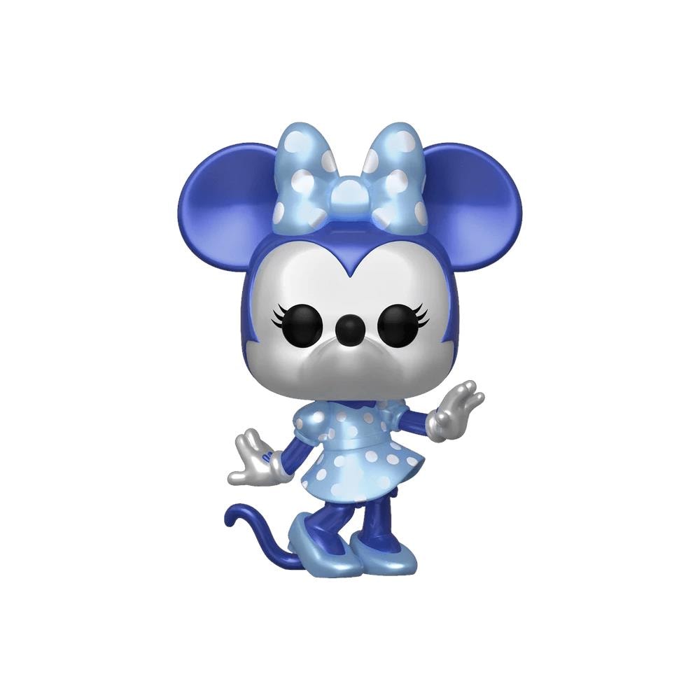 Disney Make A Wish 2022 Pop! Disney Vinyl Figure Minnie Mouse (metallic) 9 Cm - Foto 3