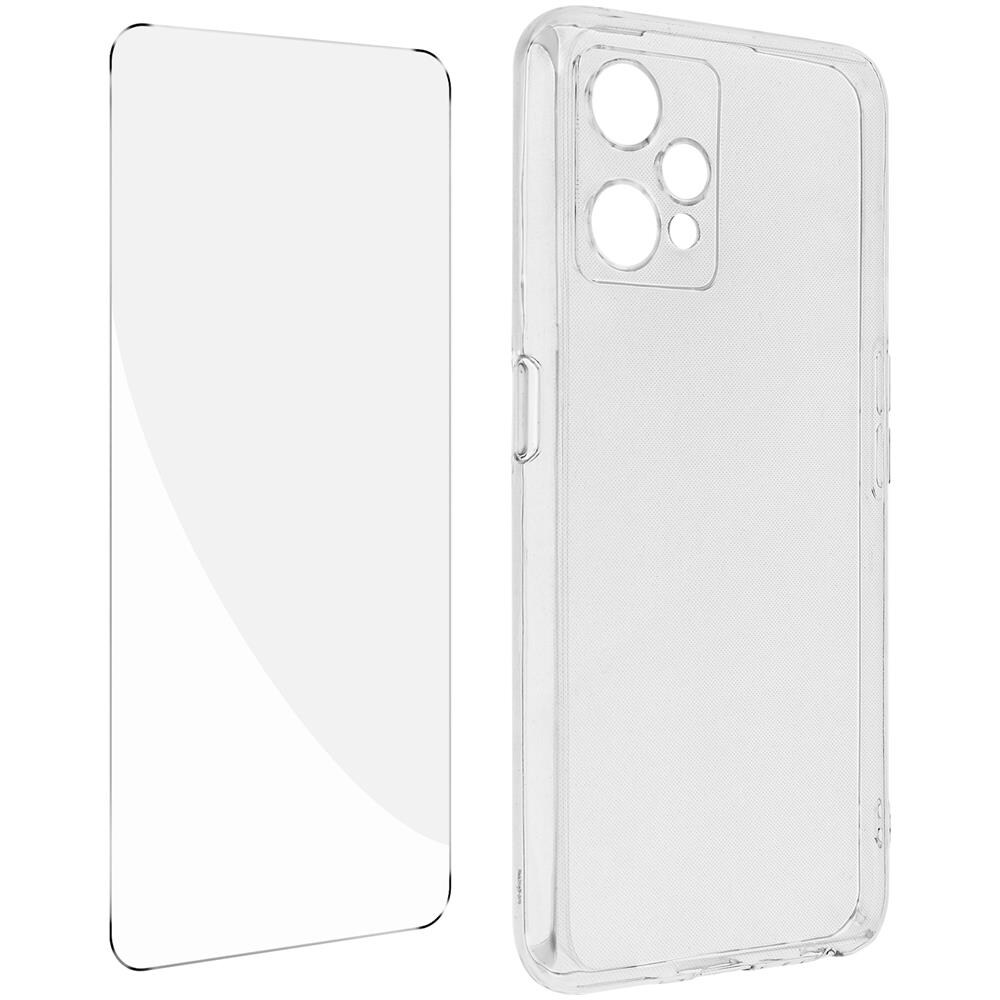 Cover Silicone Realme 9 Pro Plus + Vetro Temperato Trasparente - Foto 1