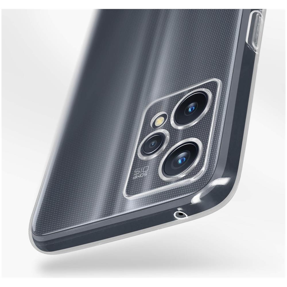 Cover Silicone Realme 9 Pro Plus + Vetro Temperato Trasparente - Foto 2