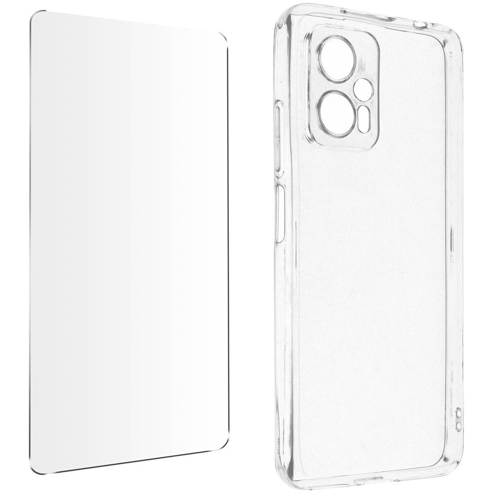 Cover Silicone Xiaomi Poco X4 Gt + Vetro Temperato Trasparente - Foto 1