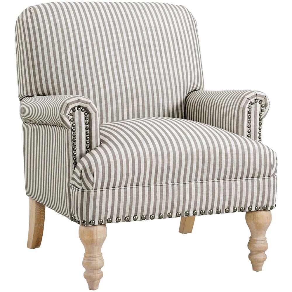 Jaya Sedia Accento In Lino Beige A Righe - Foto 1