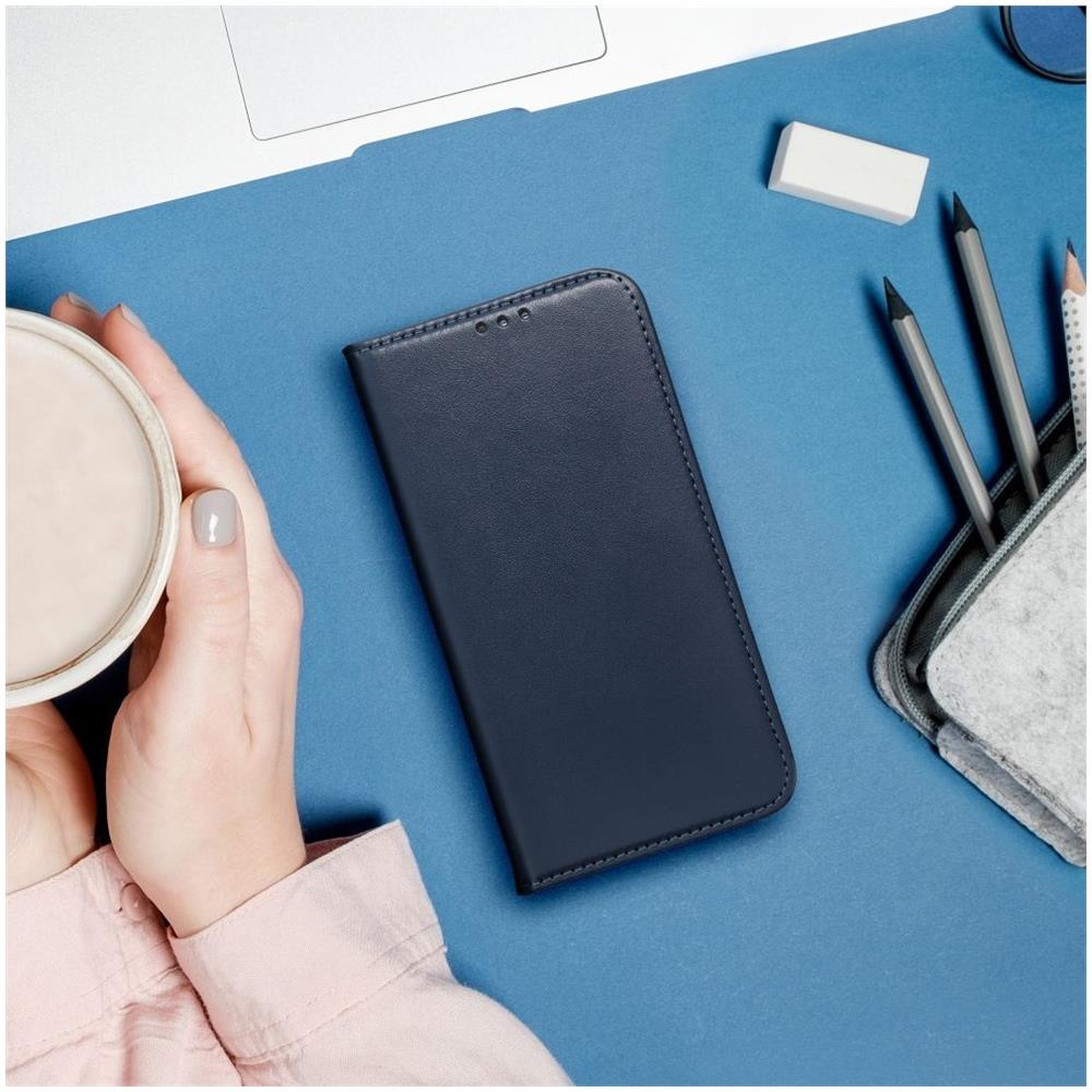 Custodia A Libro Smart Pocket Case In Pelle Per Apple Iphone 15 Plus Blu - Foto 2