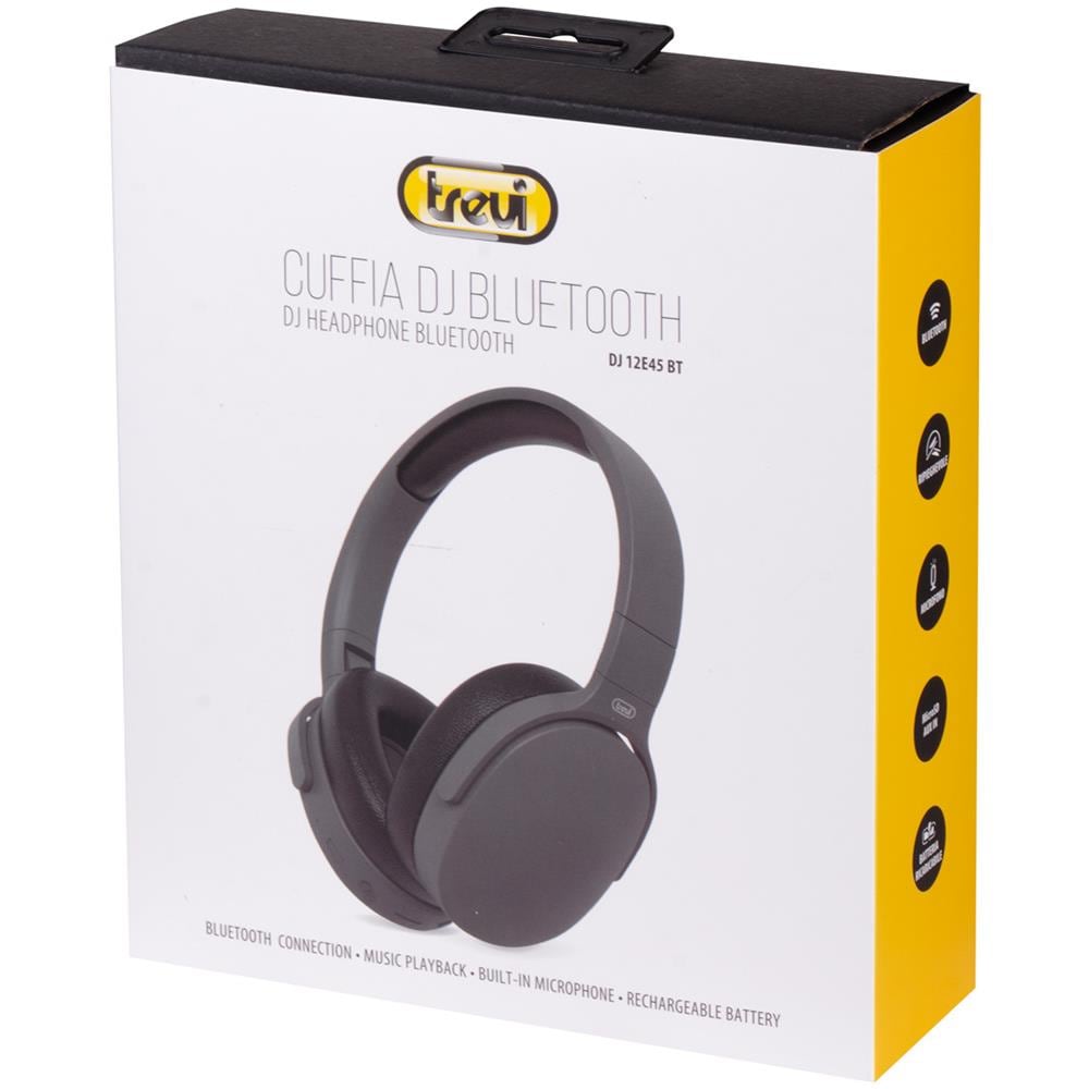 DJ 12E45 BT Auricolare Con cavo e senza cavo A Padiglione Musica e Chiamate Bluetooth Nero - Foto 2