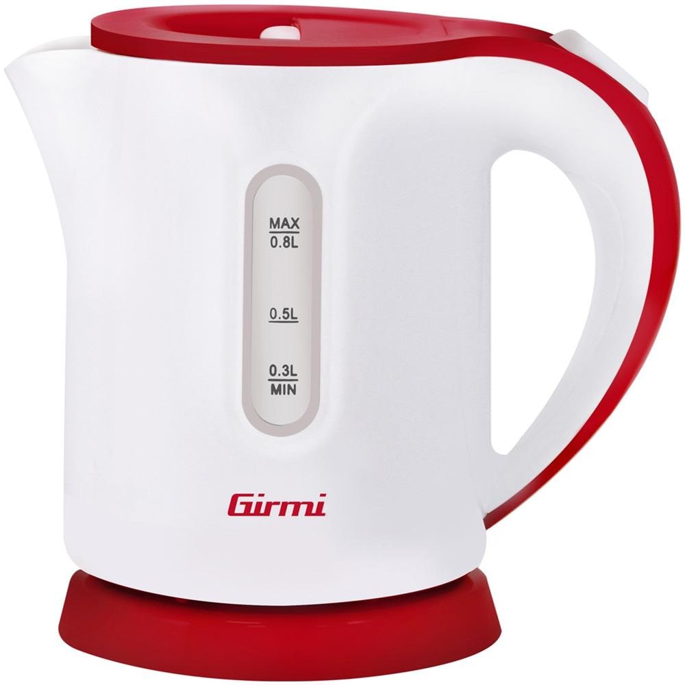 BLT10 Bollitore Potenza Capacità 0.8 Litri 1100 Watt Colore Bianco / Rosso - Foto 1