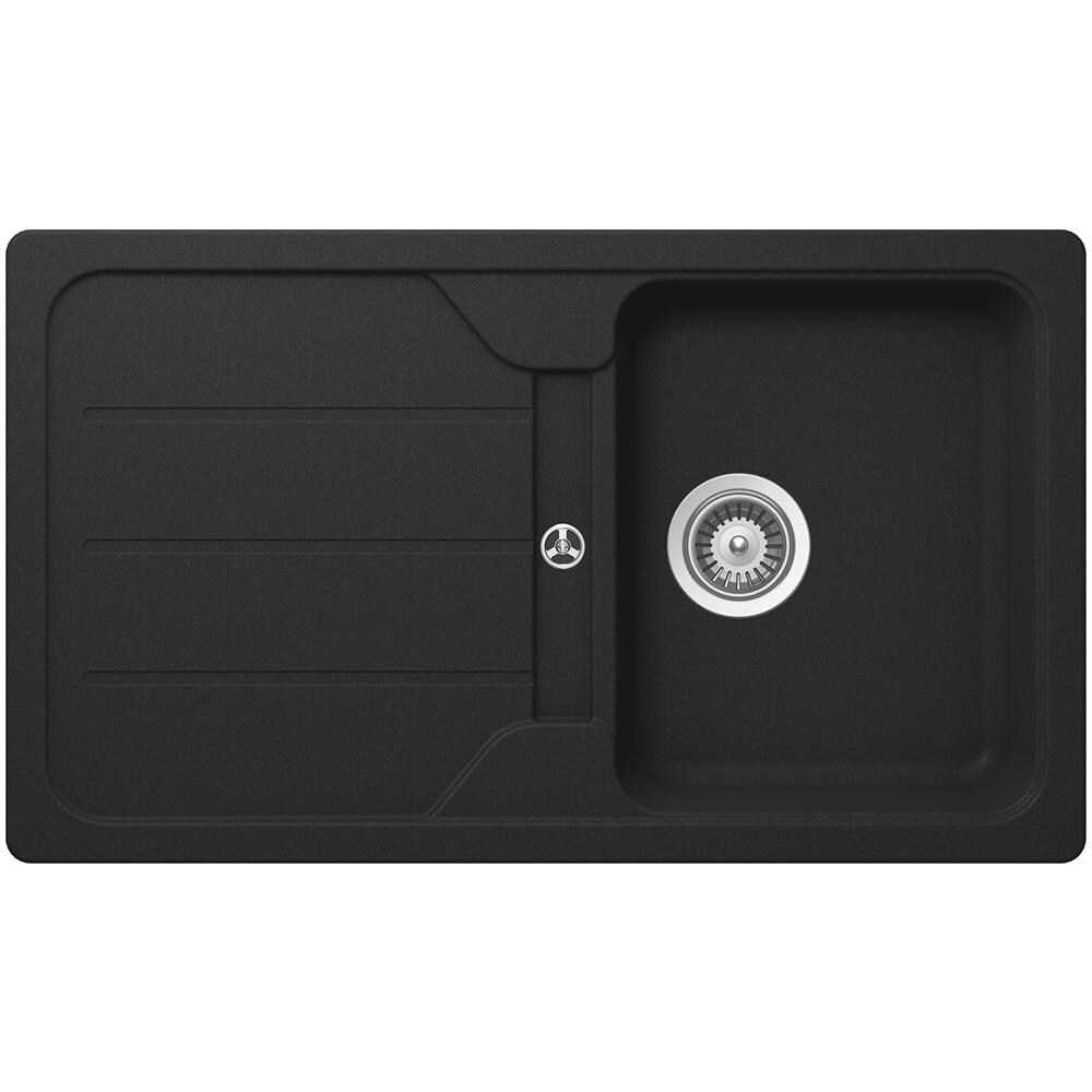 Lavello FOMD100A51 1 Vasca Gocciolatoio Dimensioni 86x50 cm colore Antracite serie Formhaus - Foto 1