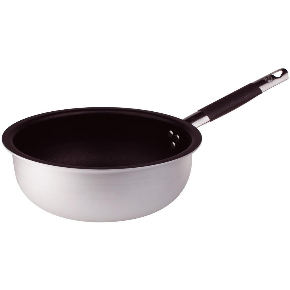 Padella Antiaderente Spessore 3 Millimetri Per Mantecare Salta Pasta E Riso Con Manico Tubolare Inox Cool - Diametro Cm 20 - Altezza Cm 9-capacità Lt 3 - Foto 1
