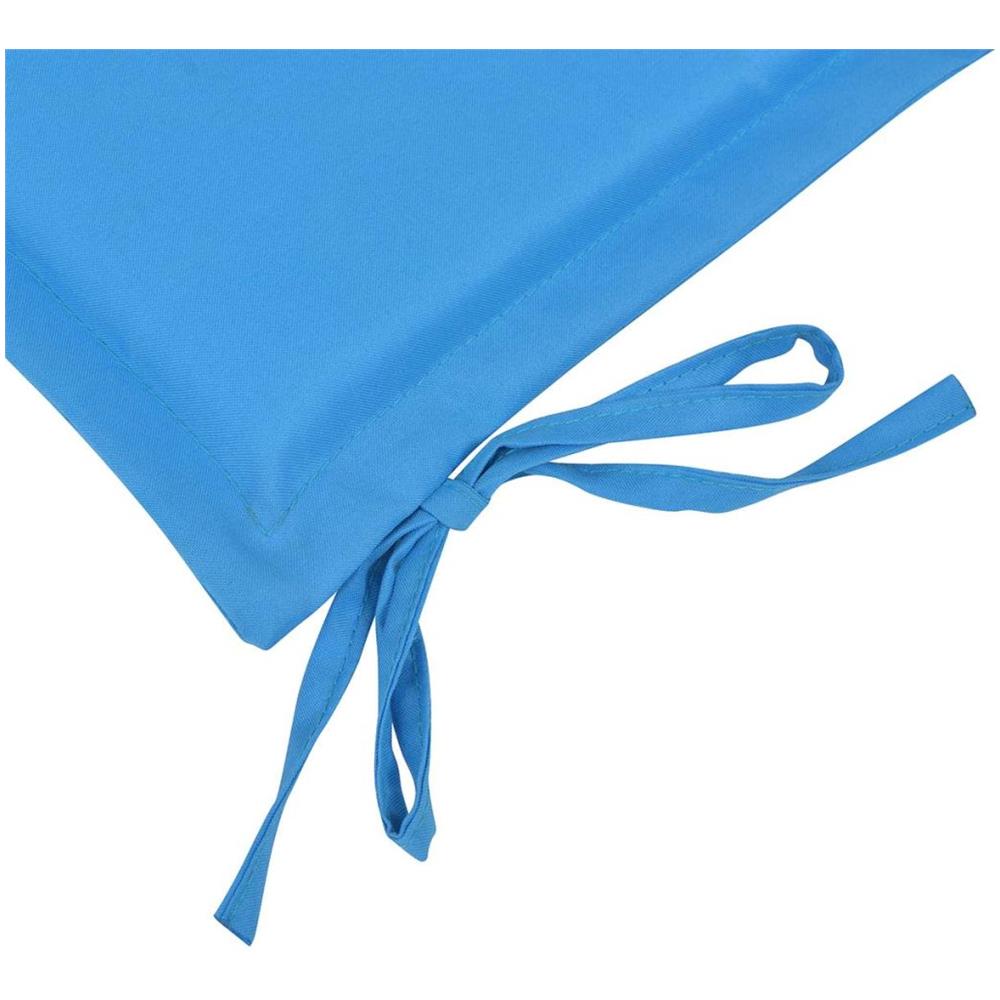 Cuscino per Panca da Giardino Blu 180x50x4 cm - Foto 6