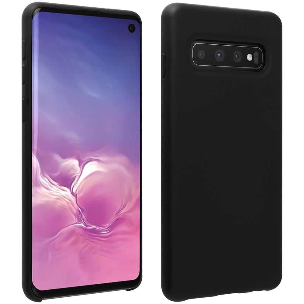 Cover Silicone Galaxy S10 Semi-rigida Opaca Finitura Soft Touch Nero - Foto 1