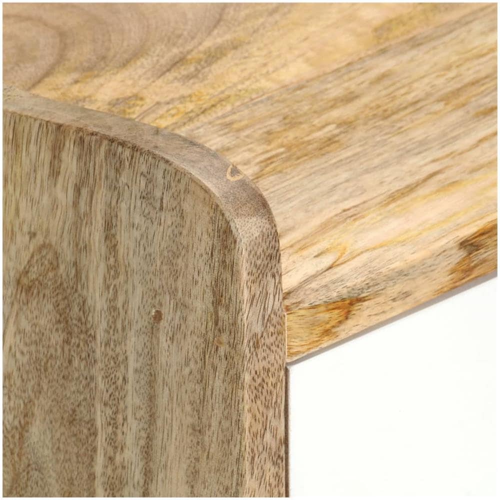 Comodino 47x35x63 Cm In Legno Massello Di Mango - Foto 2