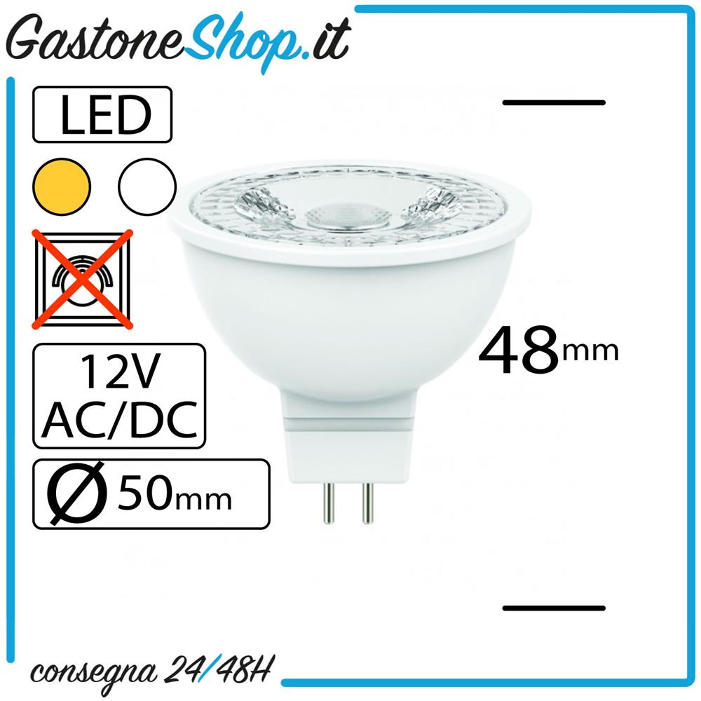 Faretto Led Mr16 Gu5.3 6,5w = 43w 560 Lumen Ac / dc 12v - Foto 2