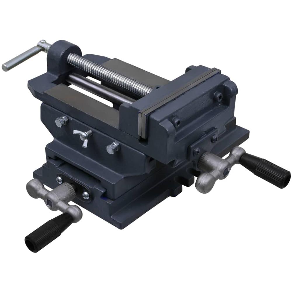 Morsa Manuale Slitta Trasversale Per Trapano A Colonna 150 Mm - Foto 2