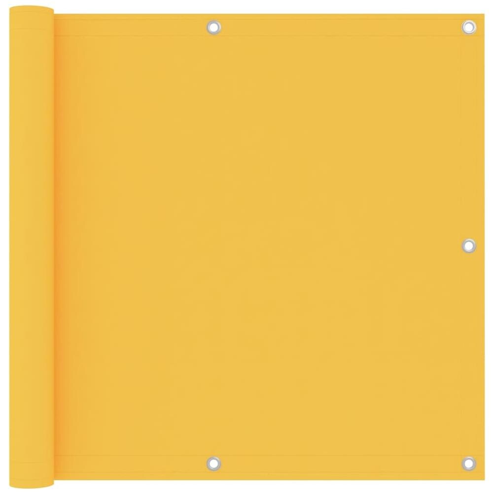 Paravento Balcone Giallo 90x400 cm in Tessuto Oxford - Foto 1