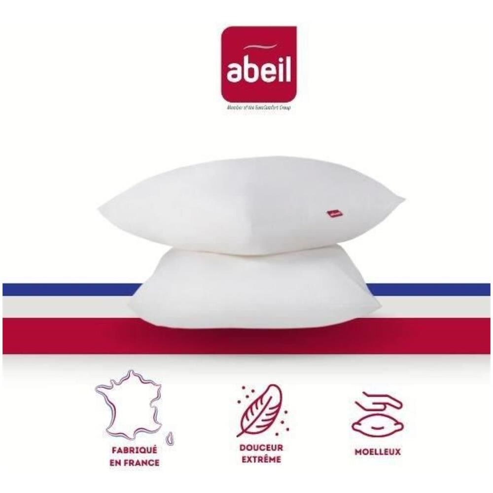 Set Di 2 Morbidi Cuscini - 60 X 60 Cm - Bianco - Foto 2