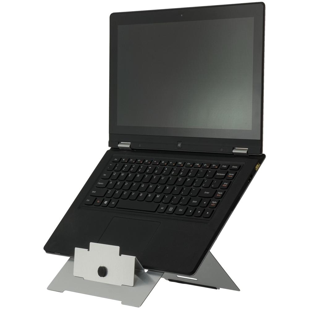 Riser supporto portatile silver, 135 - 220 mm, 30 - 57°, Alluminio, Argento - Foto 1