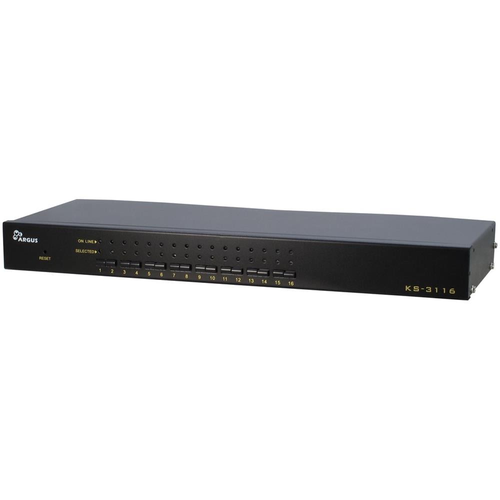 KVM KS-3116 Montaggio rack Nero switch per keyboard-video-mouse (kvm) - Foto 2