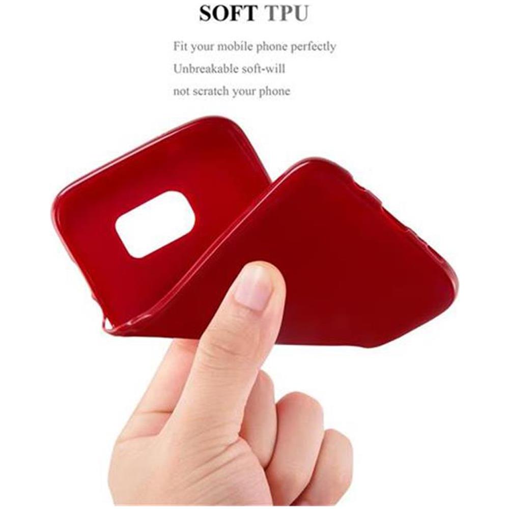 Custodia Compatibile Con Samsung Galaxy S7 Edge In Jelly Rosso - Coperchio Protettivo In Silicone Tpu Flessibile - Foto 6