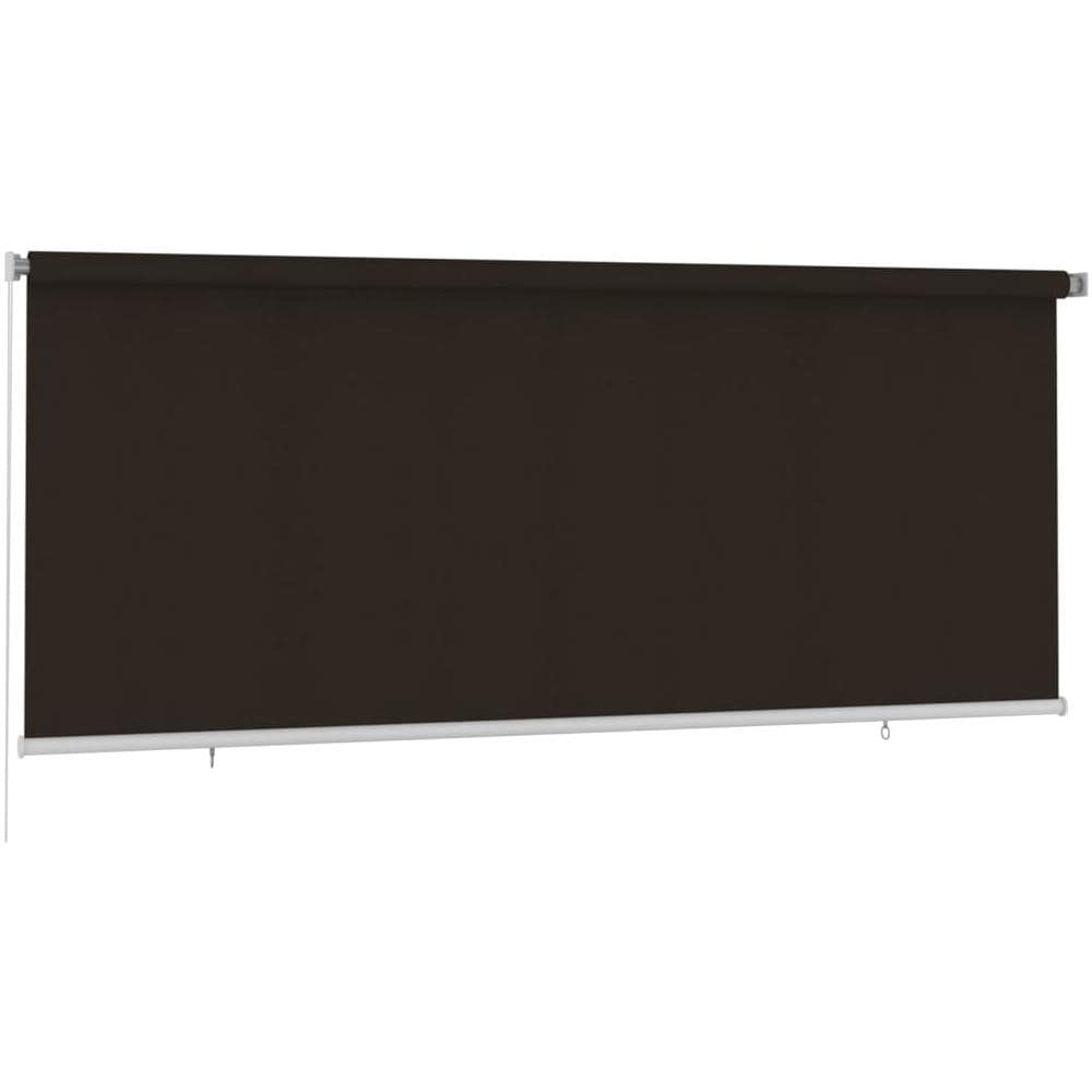 Tenda A Rullo Per Esterni 350x140 Cm Marrone Hdpe - Foto 3