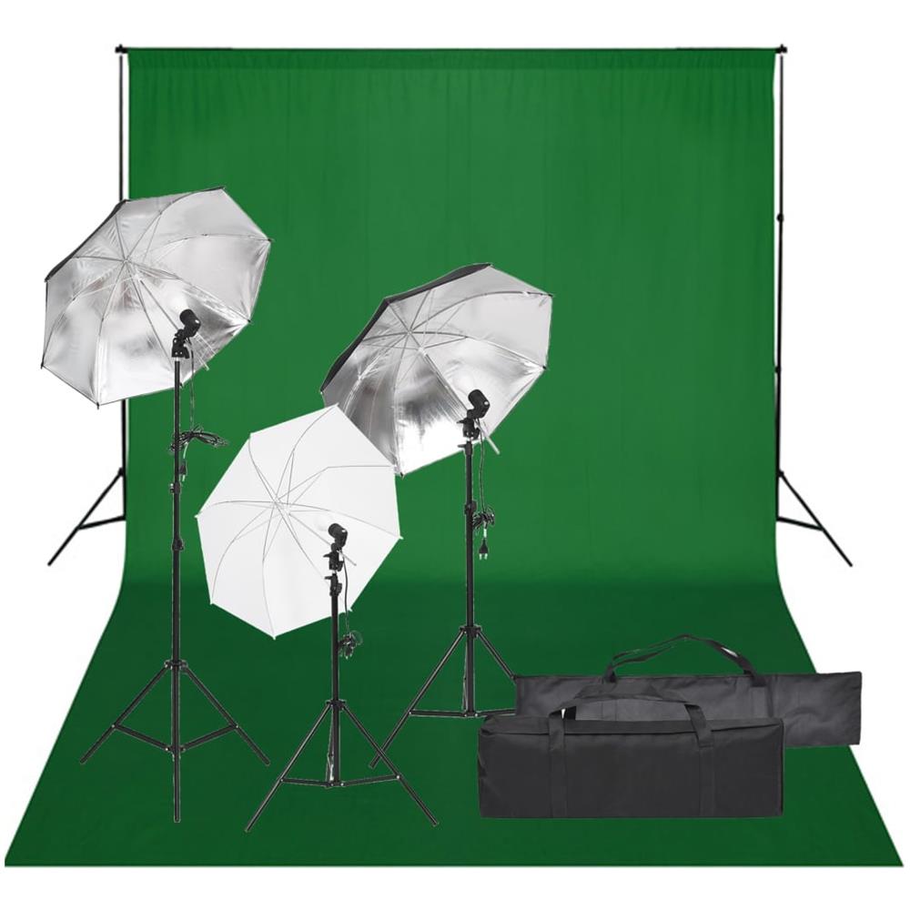 Kit Per Studio Fotografico Con Set Di Luci E Fondale - Foto 1