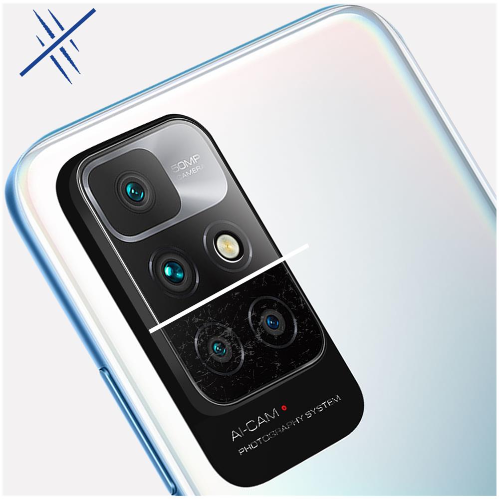 Kit 4 Pellicole Fotocamera Redmi 10, 10 2022 Vetro Flessibile 6h Trasparenti - Foto 2