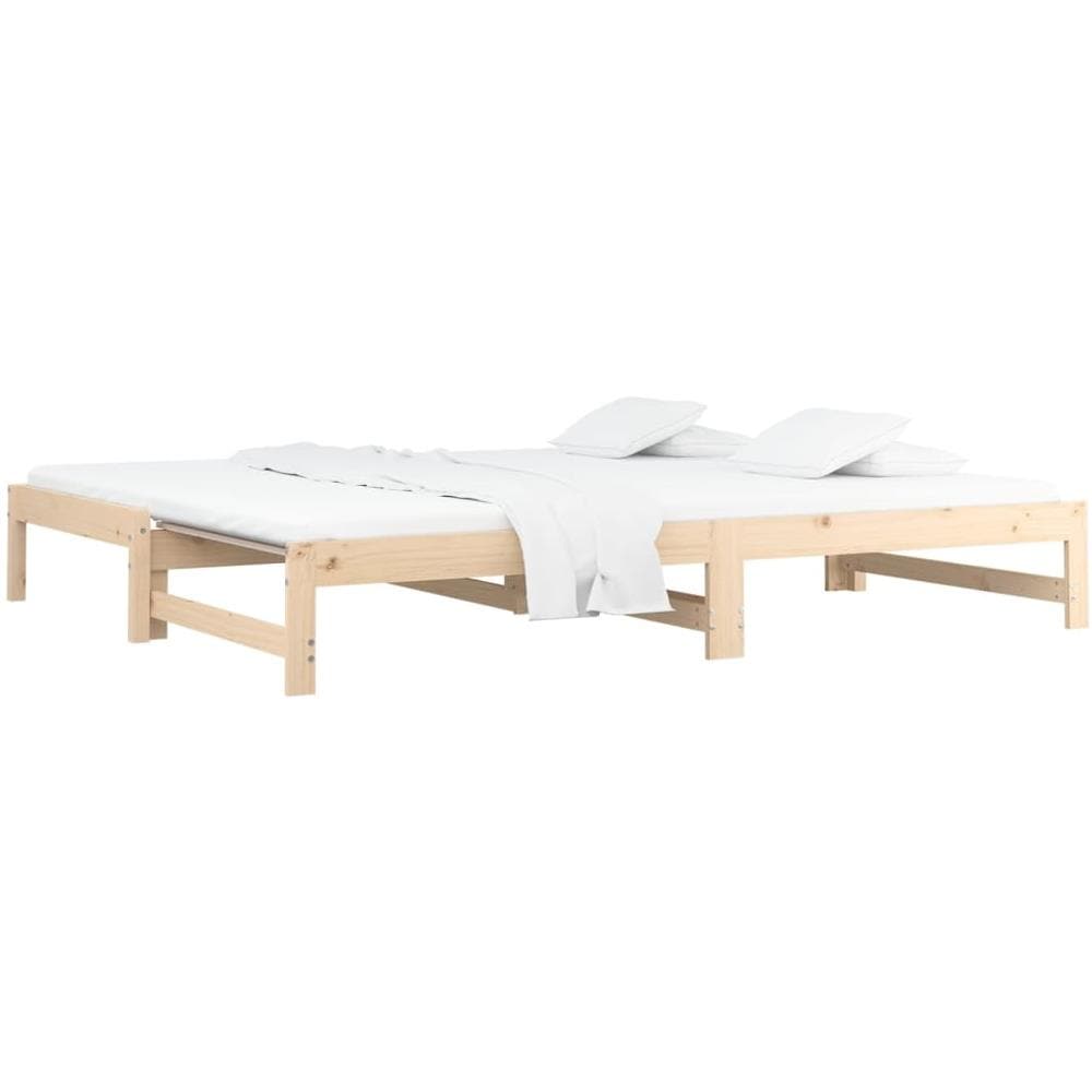 Dormeuse Estraibile 2x (90x200) Cm Legno Massello Di Pino - Foto 3