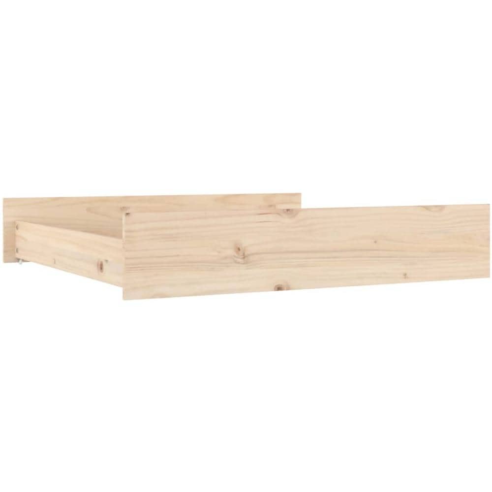 Cassetti Per Letto 2 Pz In Legno Massello Di Pino - Foto 3