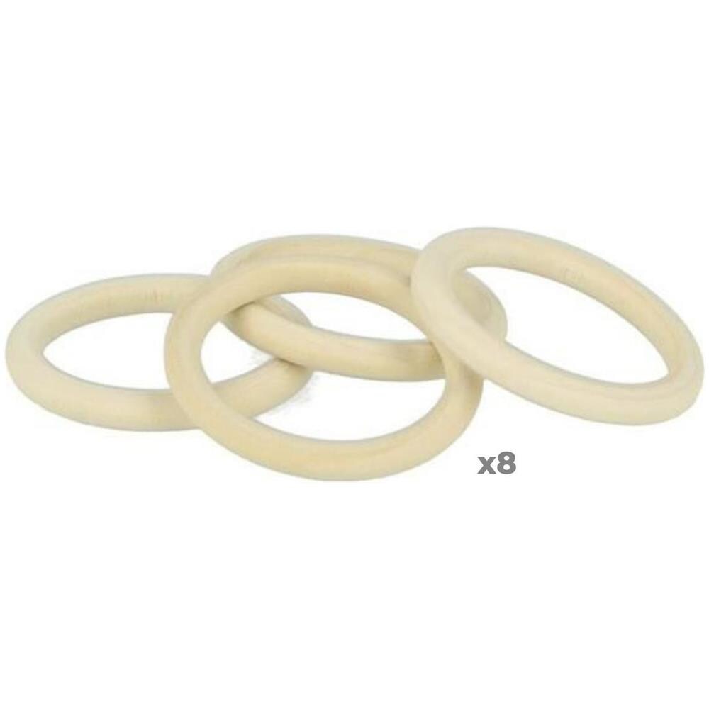8 Anelli Di Legno 5 Cm - Foto 1