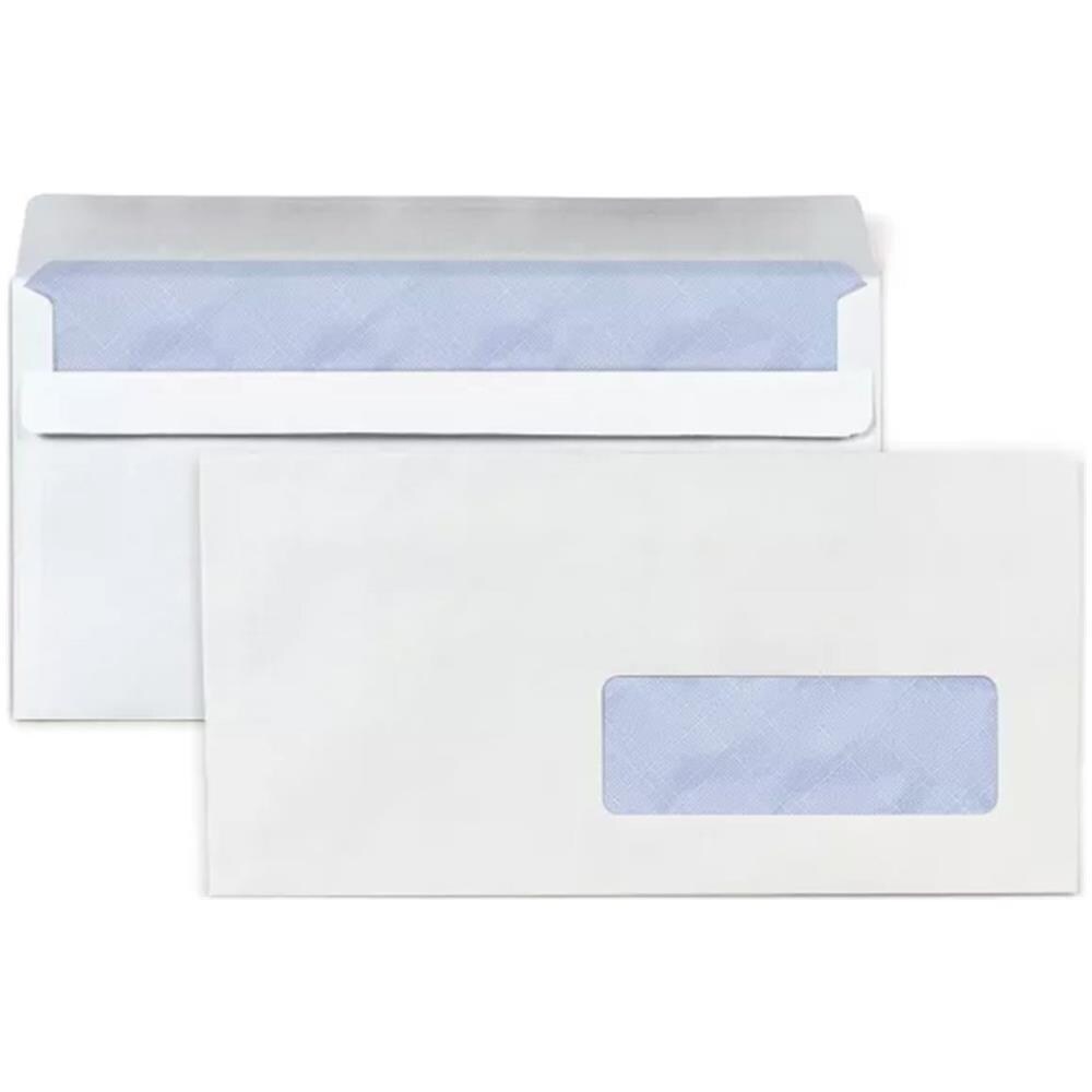 400 Buste In Carta Bianca Con Finestra - 11 X 22 Cm - Foto 1