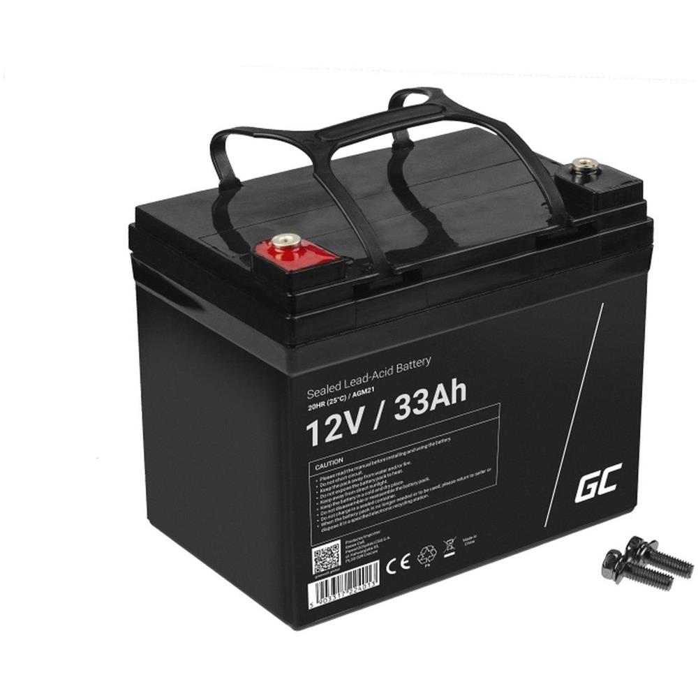 Batteria Agm Vrla 12v 33ah Senza Manutenzione Per Tosaerba, Scooter, Barca, Sedia A Rotelle - Foto 1
