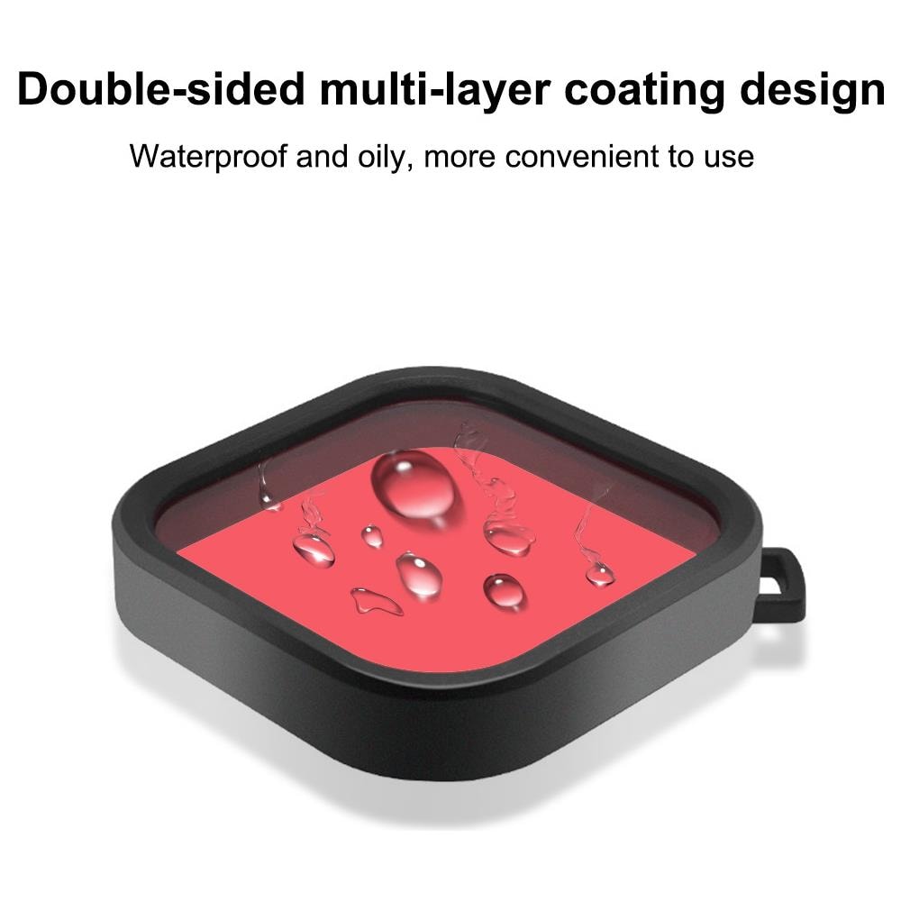 Filtro Subacqueo Impermeabile Per Gopro Hero 11/10/9 Red - Foto 2