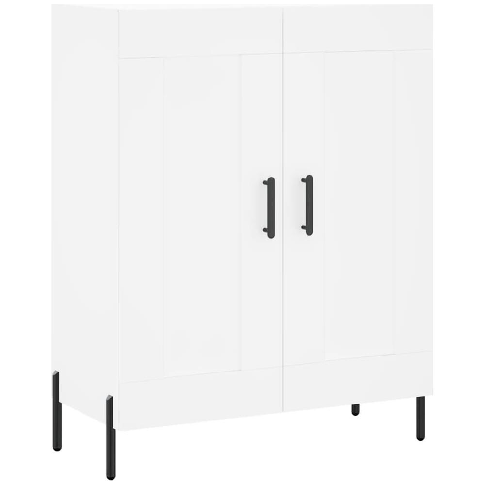 Credenza Bianca 69,5x34x90 Cm In Legno Multistrato - Foto 2