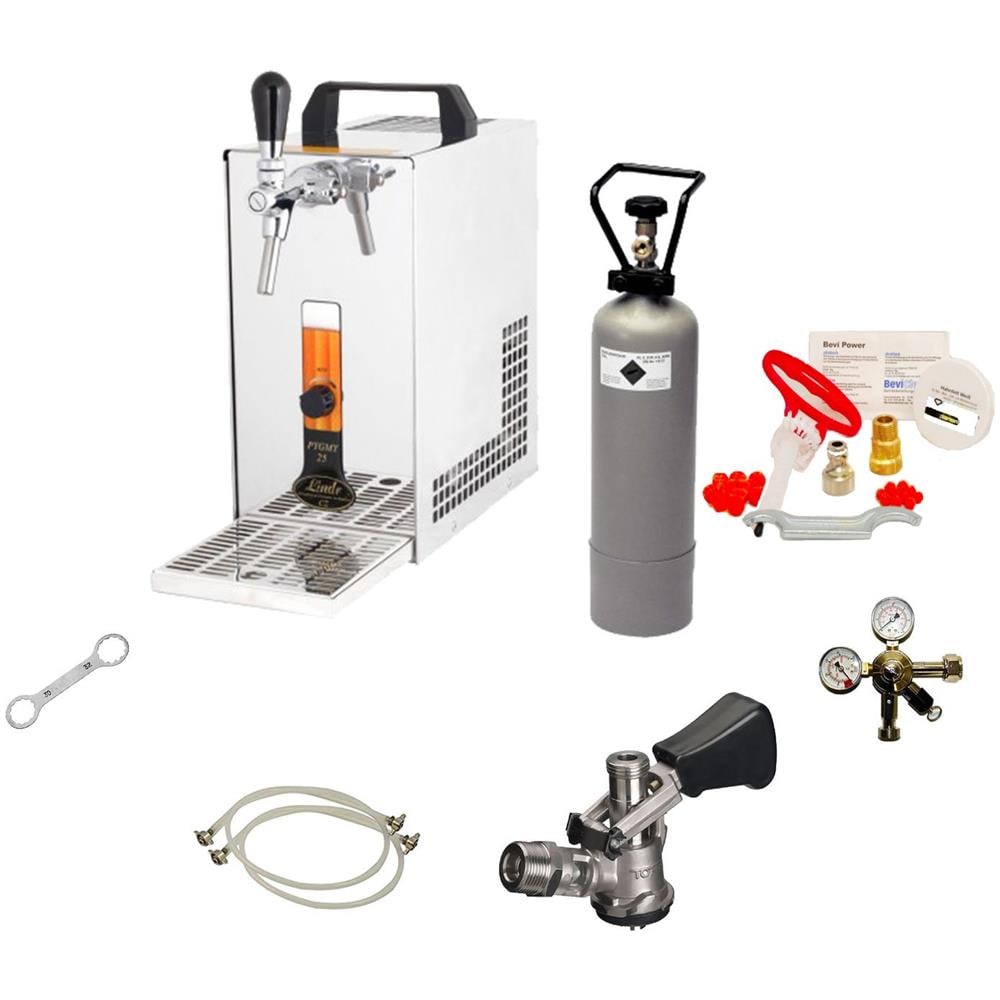 Set Completo - Spillatore Birra - Pygmy 25, Dispenser Birra, Macchina Per Birra 1-linea, 35 Litri /h - Green Line, Keg:key, Keg - Foto 1