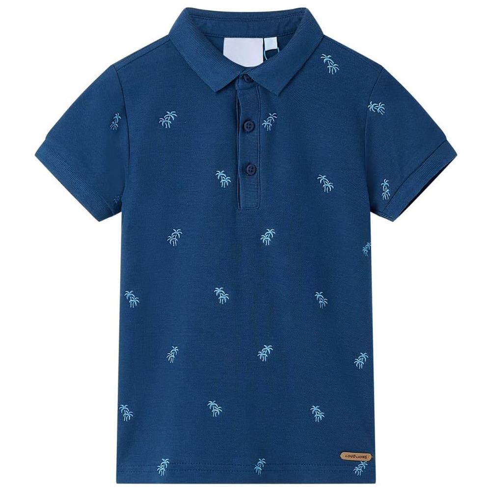 Polo da Bambino Blu Scuro 104 - Foto 1