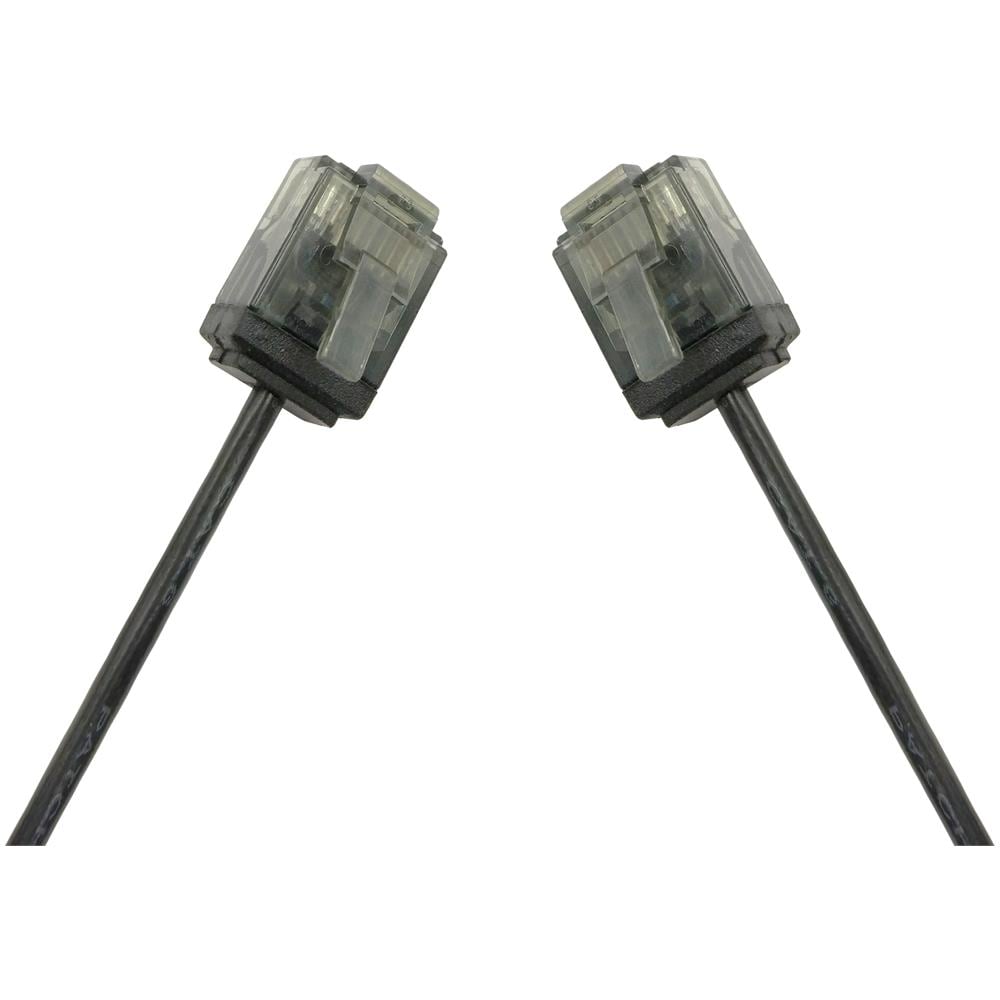 ICOC U6-SLIM-010BKT - Cavo di rete Patch in Rame Ultra Slim Cat. 6 Nero UTP 1 m - Foto 2