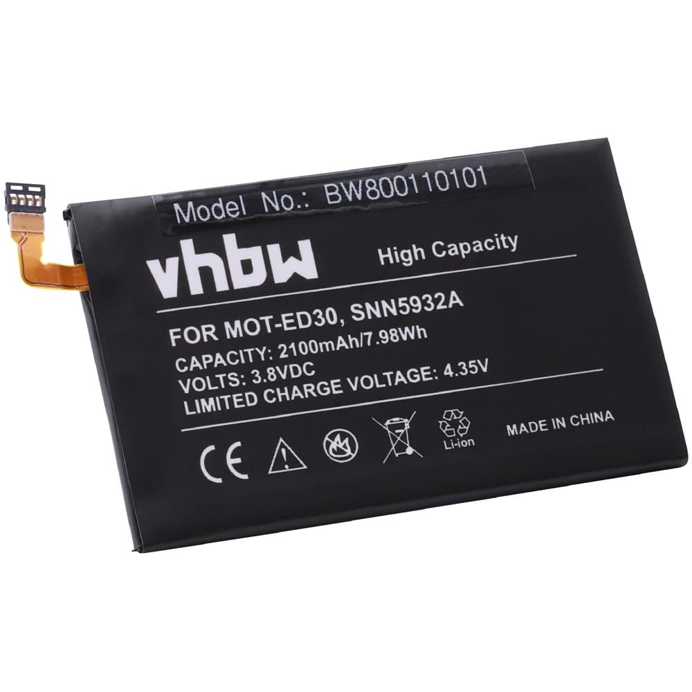 Li-polymer Batteria 2100mah (3.8v) Per Cellulari E Smartphone Motorola Xt1032, Xt1033, Xt1036, Xt1042, Xt1045 Sostituisce Ed30, Snn5932a. - Foto 1