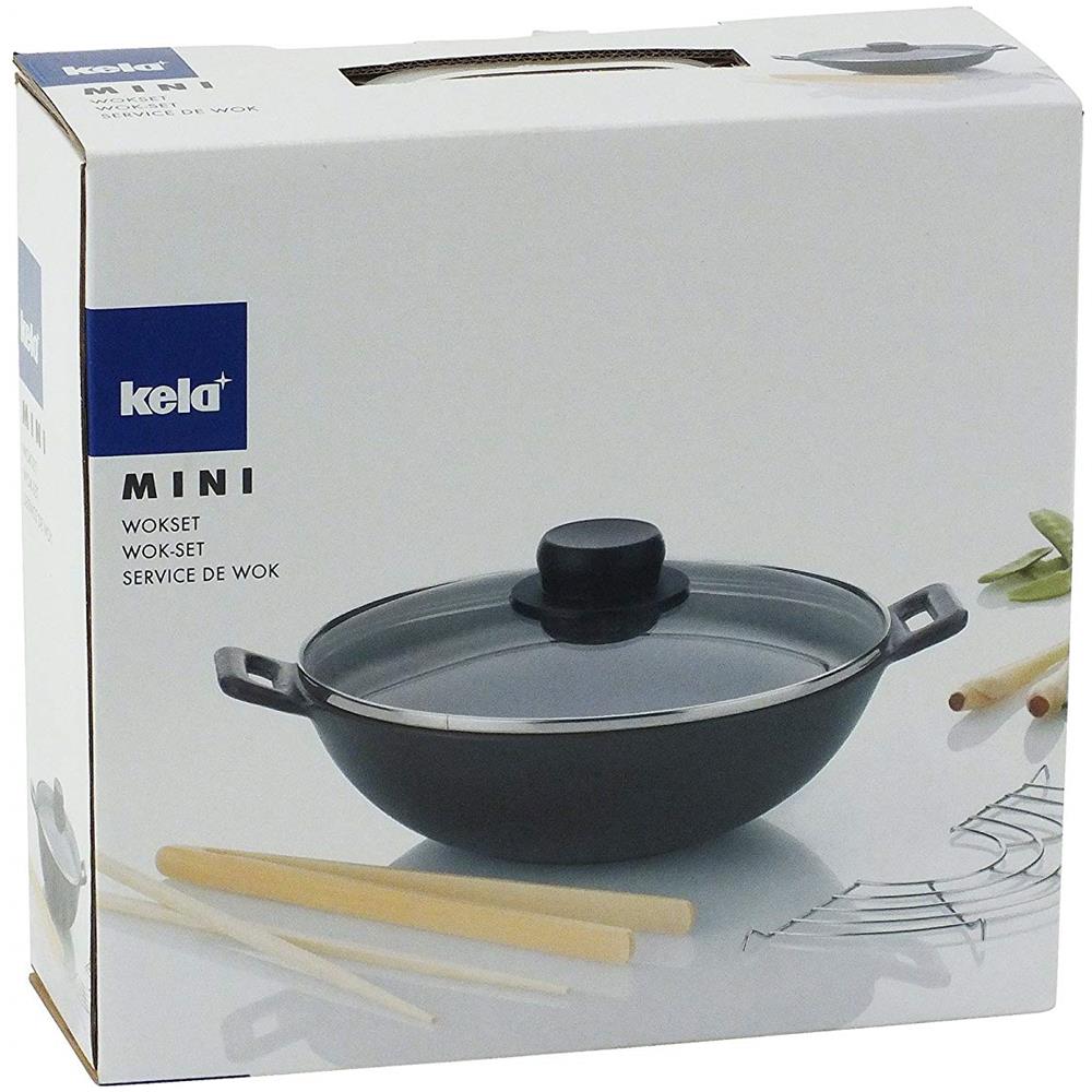 Mini Wok In Ghisa 24cm + 4 Accessori - 77747 - Foto 2