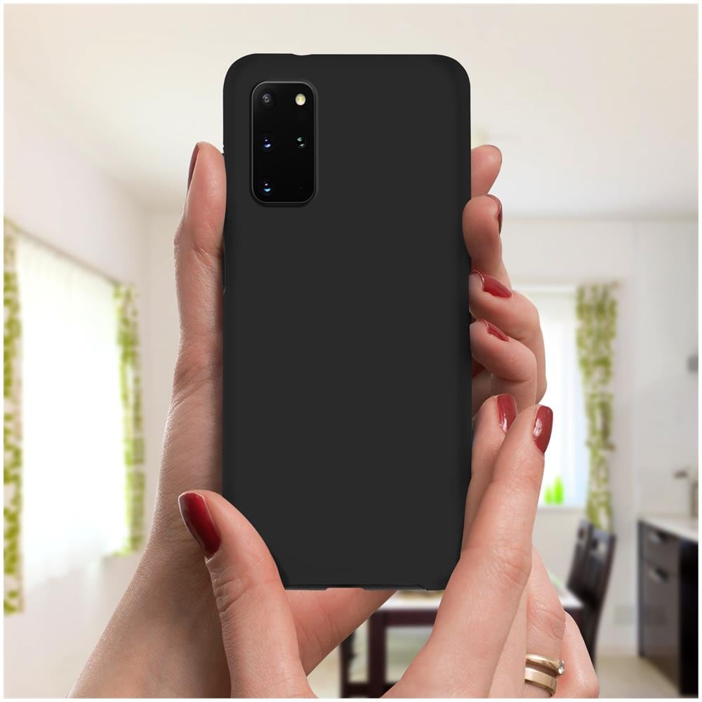 Cover Samsung Galaxy S20 Plus Silicone Fronte Retro Nero - Foto 2