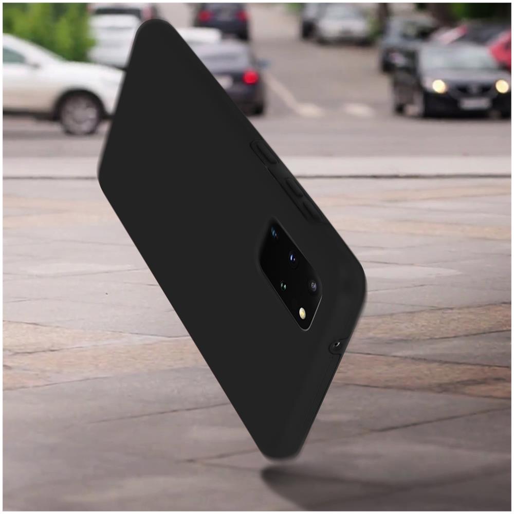 Cover Samsung Galaxy S20 Plus Silicone Fronte Retro Nero - Foto 5