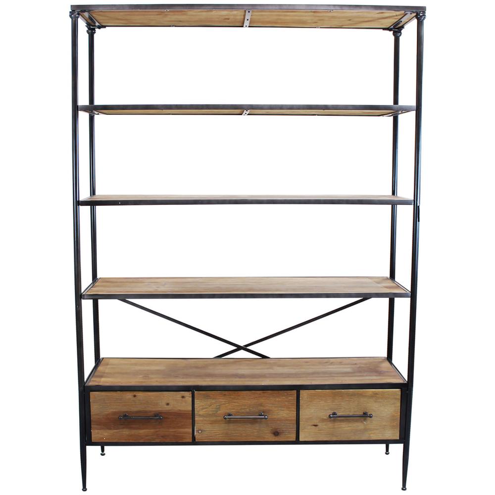 Nello - Libreria In Legno E Acciaio - Foto 4