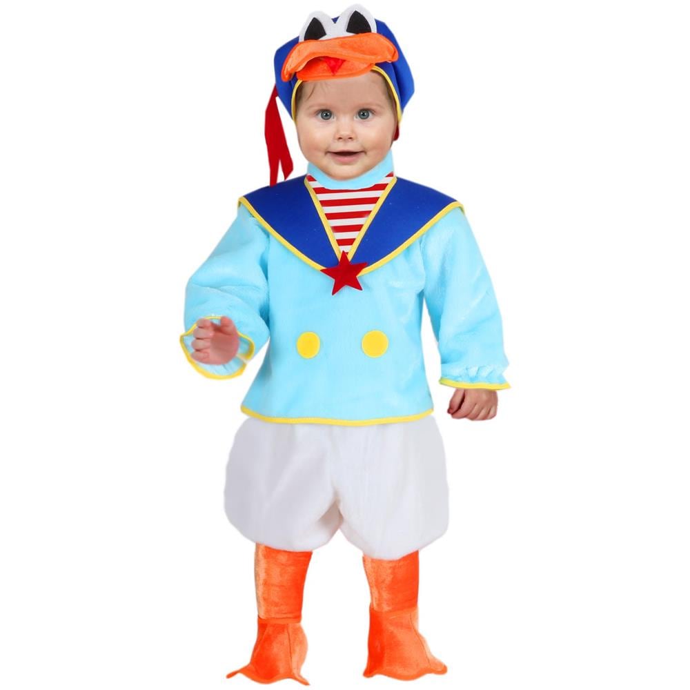 Costume Paperino Prima Infanzia Carnevale Vestito Pegasus 13/18 Mesi - Foto 1