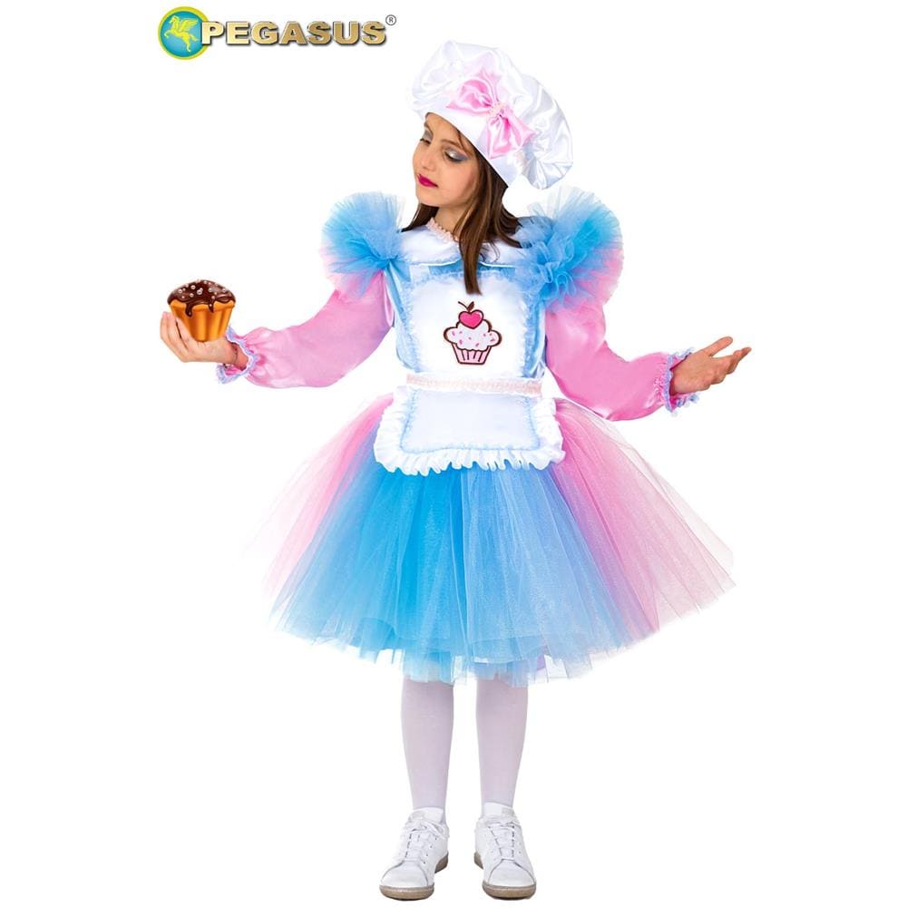 Costume Miss Cake 7/8 Anni Vestiti Di Carnevale - Foto 2